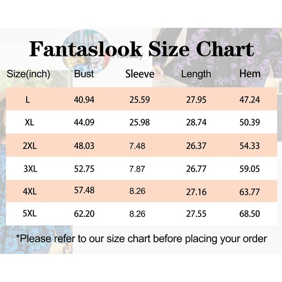 Fantaslook Womens Top Long Sleeve Crew Neck Tunic Blouse 2XL PURPLE FLORAL NIP - Picture 4 of 4